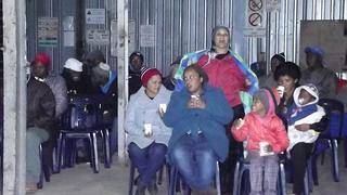 Waboomskraal Winter 2014 Cold early morning outreach to xhosas